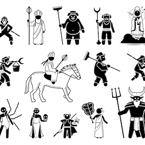 Journey to the West Chinese Mythology Son Goku Monkey King Sun Wukong Asian Story Pilgrimage Pilgrim Artwork Illustration EPS PNG SVG Vector