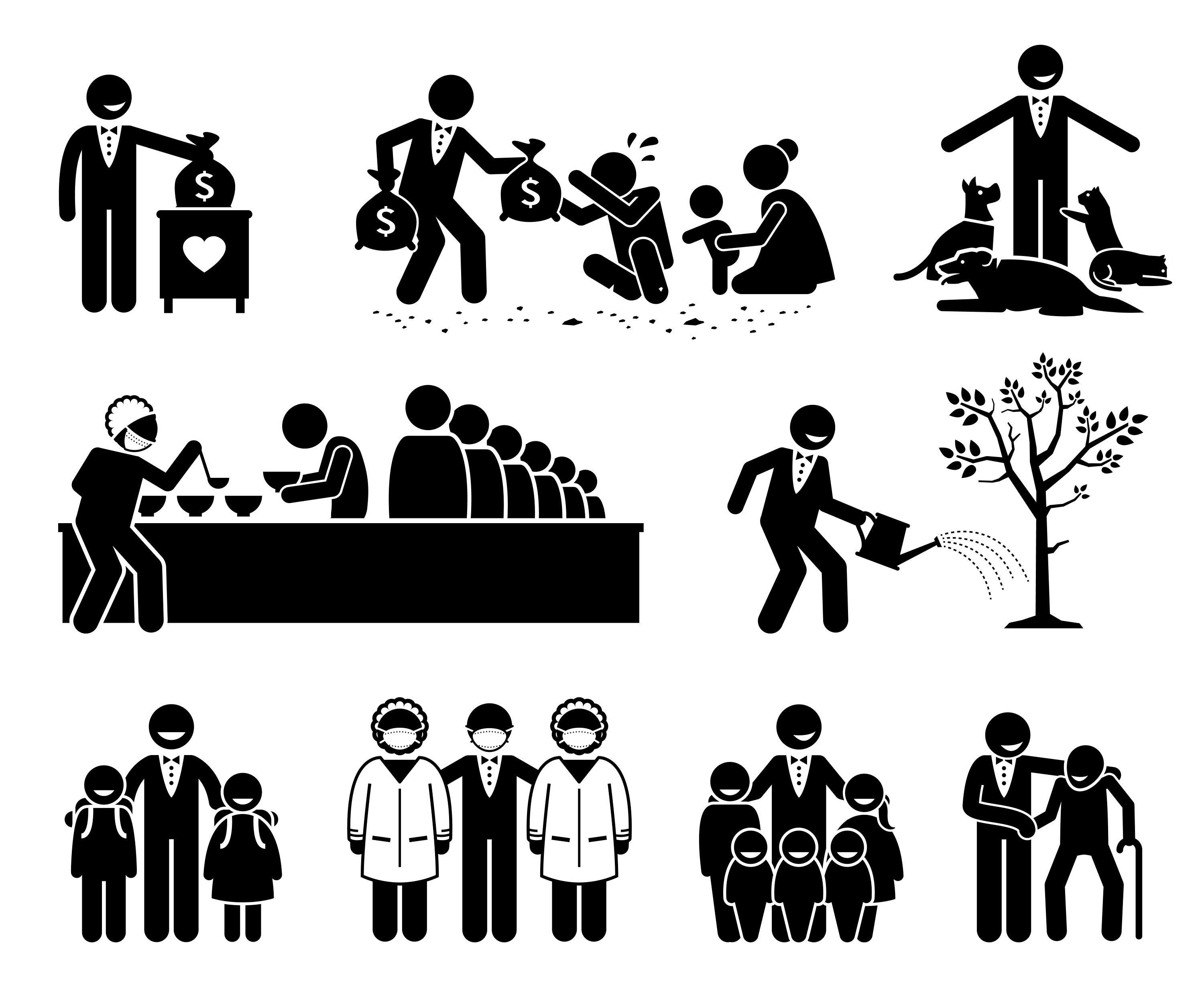 億万長者 慈善寄付 慈善事業 ホームレス 動物福祉 炊き出し ヘルスケア 学校 子供 教育 PNG SVG ベクター - Etsy 日本, image size:3000x2500