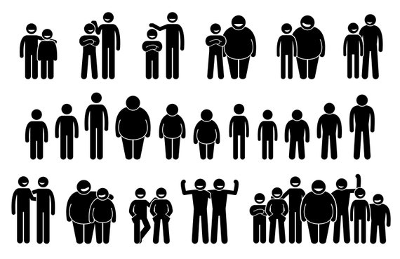 Free: Body, man, normal, person, standing, stick figure, stickman icon 