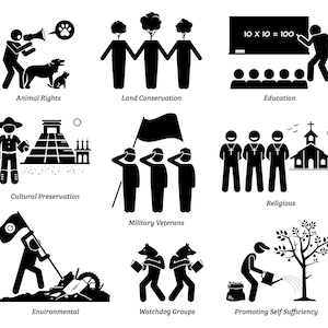 NPO Nonprofit Non Profit Organization Foundation Welfare Community Volunteer Social Worker Support Icon Symbol PNG SVG eps Vector Download