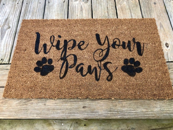 Wipe Your Paws Doormat