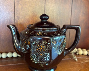 Vintage Japanese Redware teapot. Perfect condition. No chips, scratches or cracking. Priced to sell. The top is perfect as well.