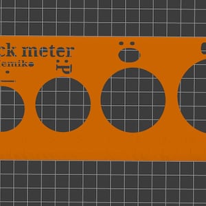 only STL files: penis dick ruler meter 3d printed fun party joke prank personal tool printing cnc DIY & BONUSS smaller version