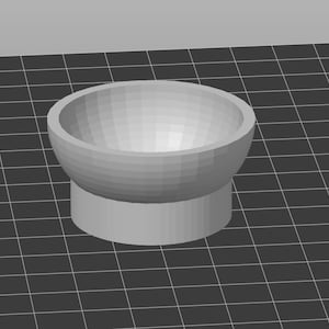 digital FILES stl: 2 in 1 coulon mold diameter 4cm (1.57in) height 2.05cm (0.789in) and simple BONUSS version DIY cast for orgones orgonites
