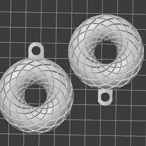 only digital file STL: standard abha coil pendant frame with DIY DDS radionics scalar wave tension printing scalar wave metaphysical