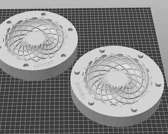 Abha コイルモールド STL ファイル（3D プリント用）Rodin DIY 鋳造
