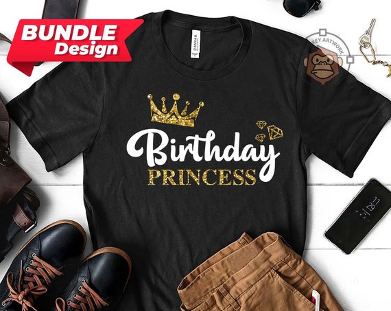 Download Birthday Princess Svg Princess Birthday Svg Girl Birthday Etsy