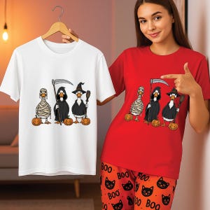 Funny Duck Halloween Clipart, Duck Halloween PNG, Spooky Duck Sublimation PNG file