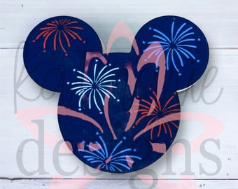 4. Juli Maus Kopf Stanley Topper: Acryl Deckelbecher