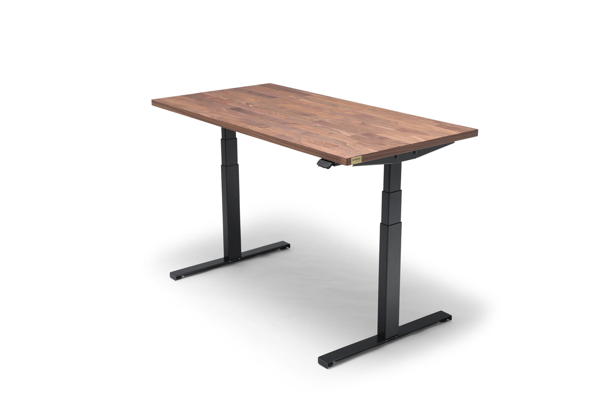 Oakdesk Electric Adjustable Wooden Standing Desk With Etsy
