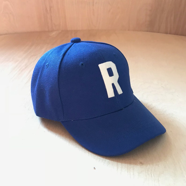 Toddler Baseball Cap with Personalized Initial Vintage Wool Etsy