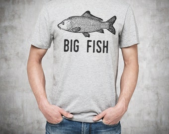 Adult Big Fish Father's Day T-Shirt
