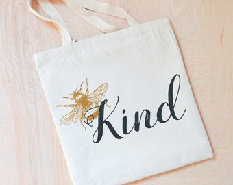 Bohemian "Bee Kind" Tote