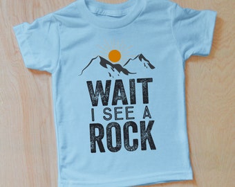 Wait I See A Rock Kids T-Shirt