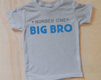 Big/Little Brother Tshirts, Sibling t-shirt, Gift for New Baby, New Sibling, Matching Set, Big Bro, Oldest- Youngest, Pregnancy Announcement