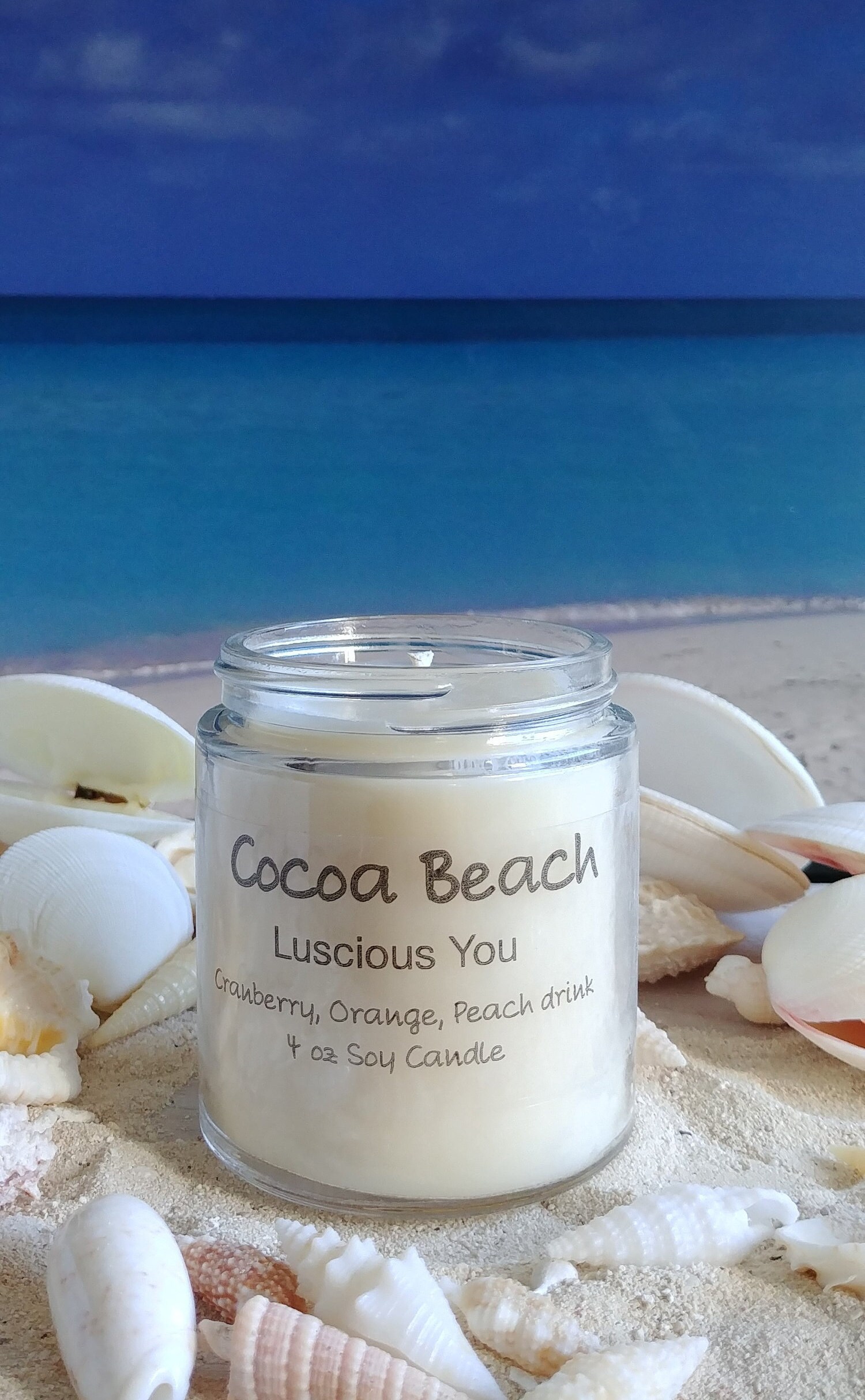 Exotic BeachesCOCOA 3 scented soy candles 3 beach candles Etsy