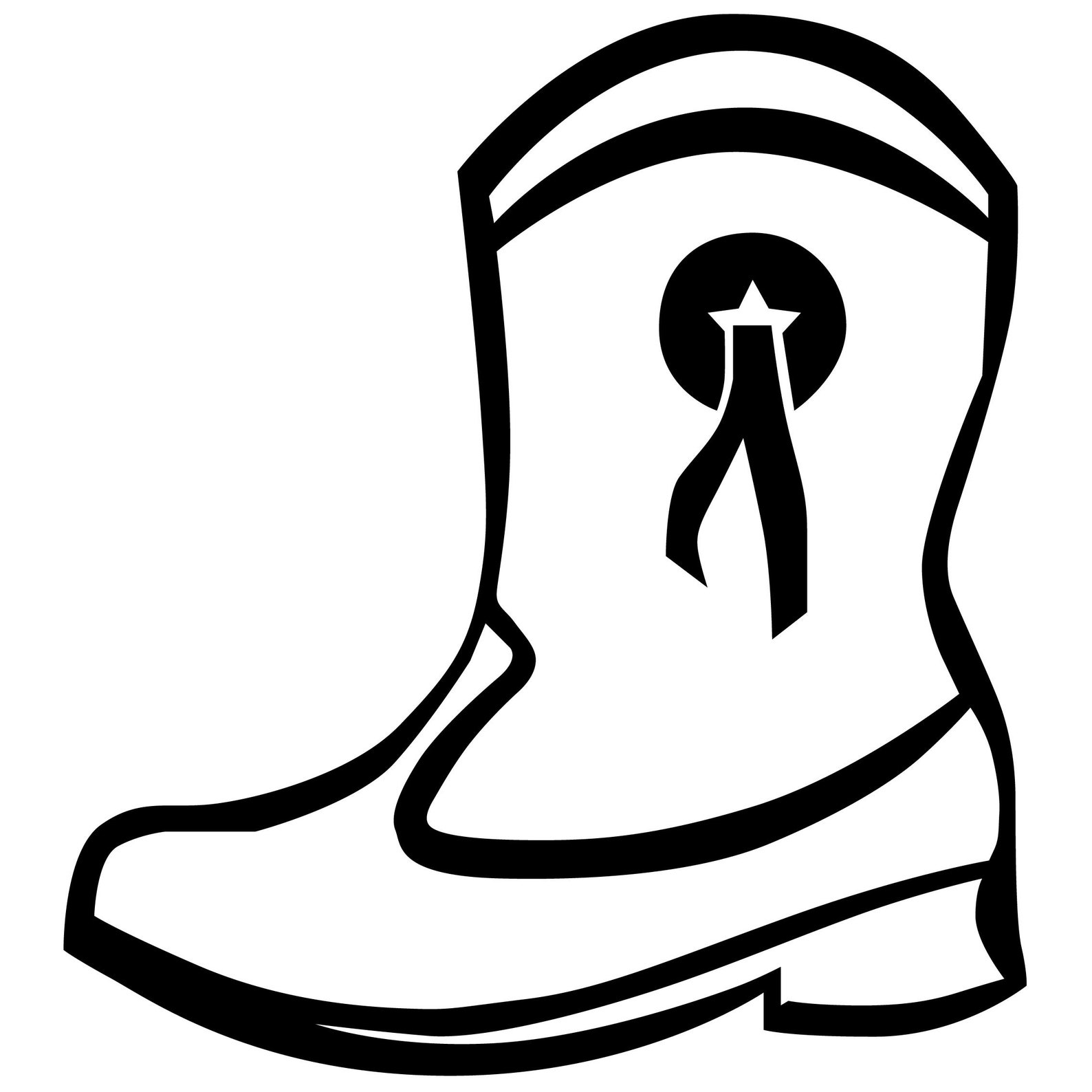 Drill Team Boot SVG Etsy