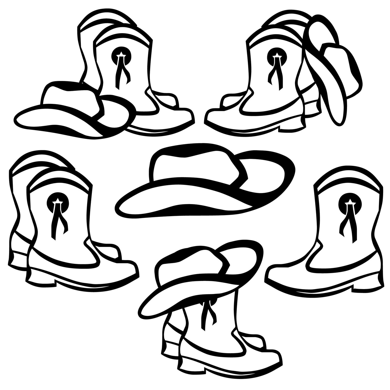 Drill Team Boot SVG Etsy