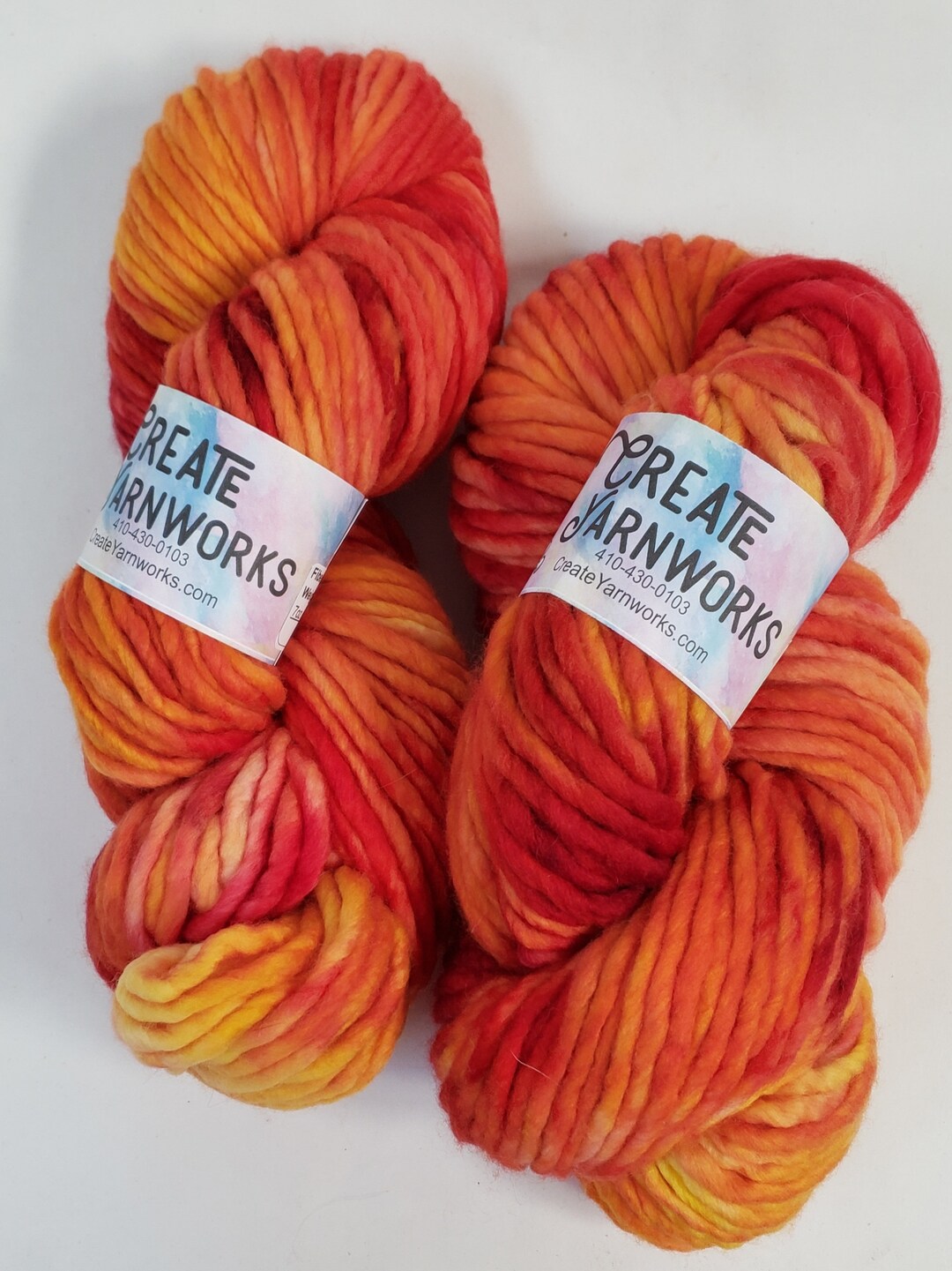 Some Like It Hot in 100 Merino Super Bulky Yarn Etsy
