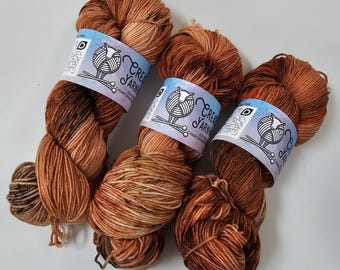 Amber Rose in Superwash Merino/Nylon (85/15) Blend Fingering Weight Yarn