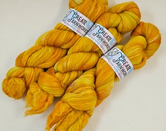 Goldilocks in Merino/Milk Fiber 67/33 blend Top 4oz braid