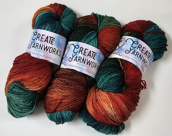 Tortoise Shell in Superwash Merino/Nylon (85/15) Blend Fingering Weight Yarn