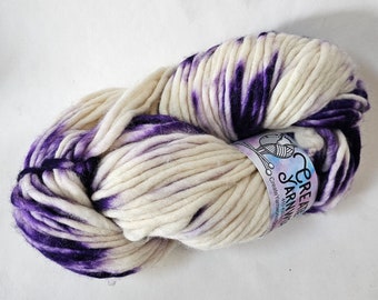 Purples in 100% Superwash Merino Super Bulky Yarn