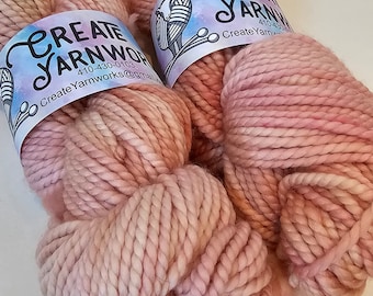 Broken Peach in 100% Superwash Merino Bulky Yarn