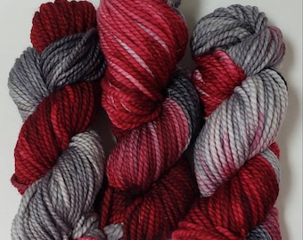 Crimson Slate in 100% Superwash Merino Bulky Yarn