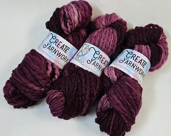 Wine Country in Thick n Thin 100% Superwash Merino Bulky Yarn