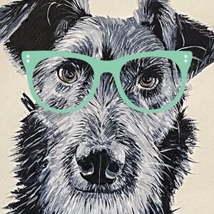 peinture de chien, impression de chien, décor de chien, chiens, carte de chien