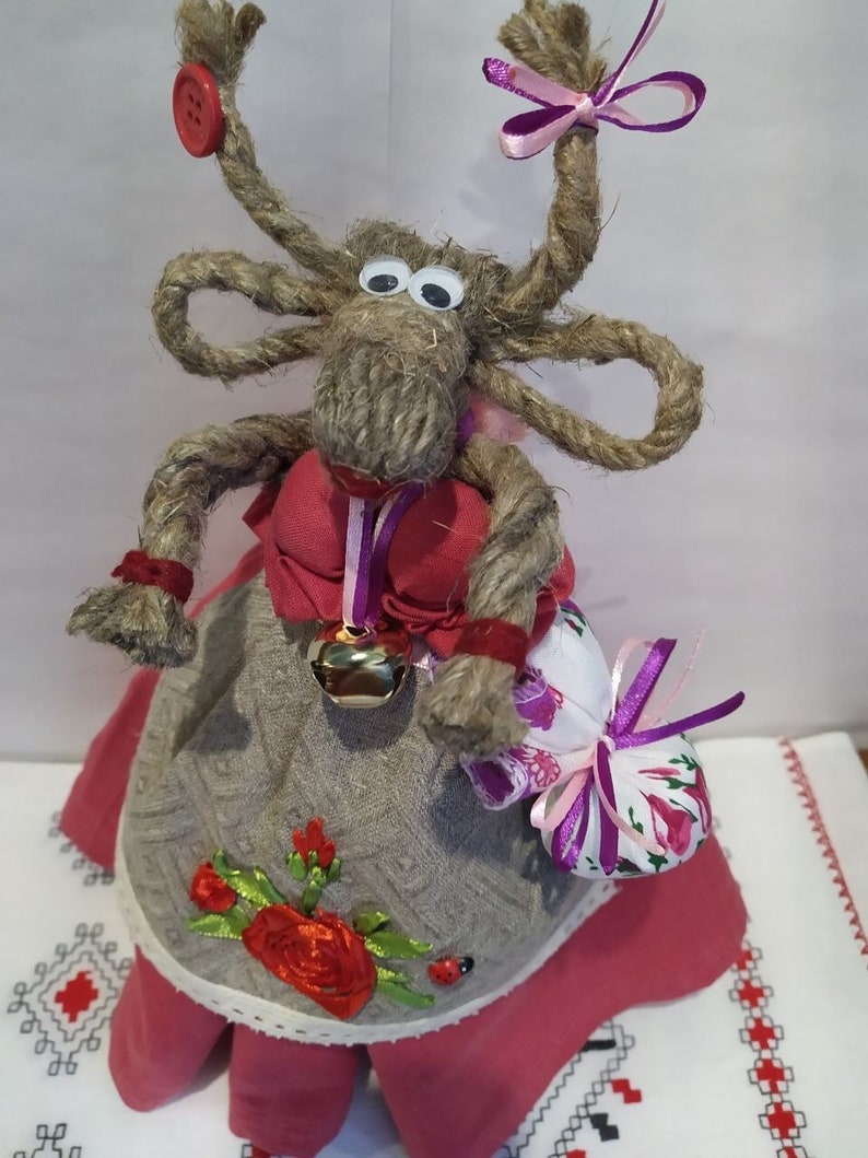 Ukrainian toy Toy from linen threads Koza Ukrainian Motanka Ukrainian art
