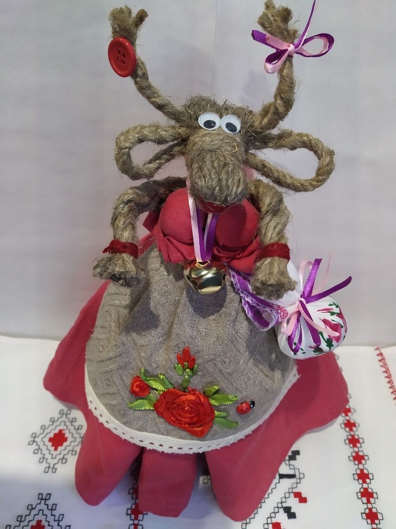 Ukrainian toy Toy from linen threads Koza Ukrainian Motanka Ukrainian art