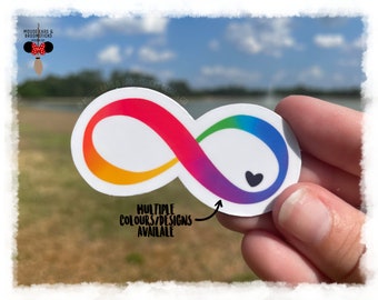 POPULAR! | Neurodivergent Love Infinity Symbol Stickers ɴᴇᴡ