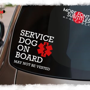 Hulphond aan boord met levensster | Veelkleurige autosticker met applicator