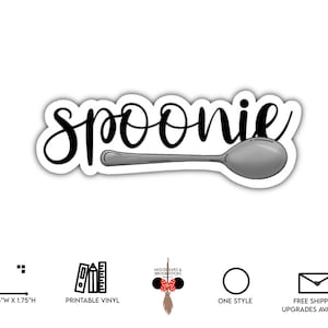 Simplistic Spoonie | Chronic Illness Stickers & Magnets