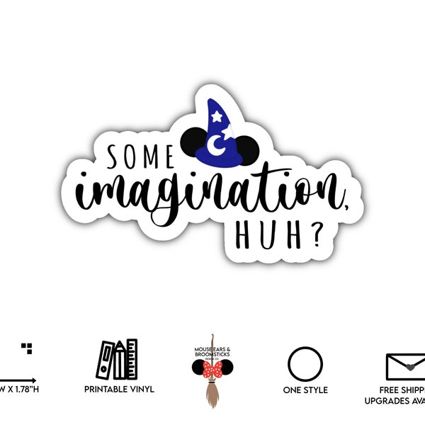 Imagination! | Disney Inspired Stickers and Magnets