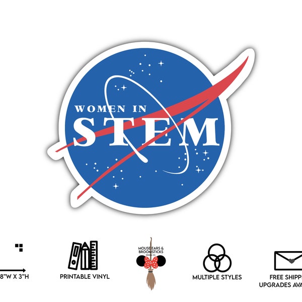 Women in STEM | Space Agency Stickers & Magnets