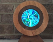 Kaleidoscope Clock Midcentury Modern Wood KaleidoClock