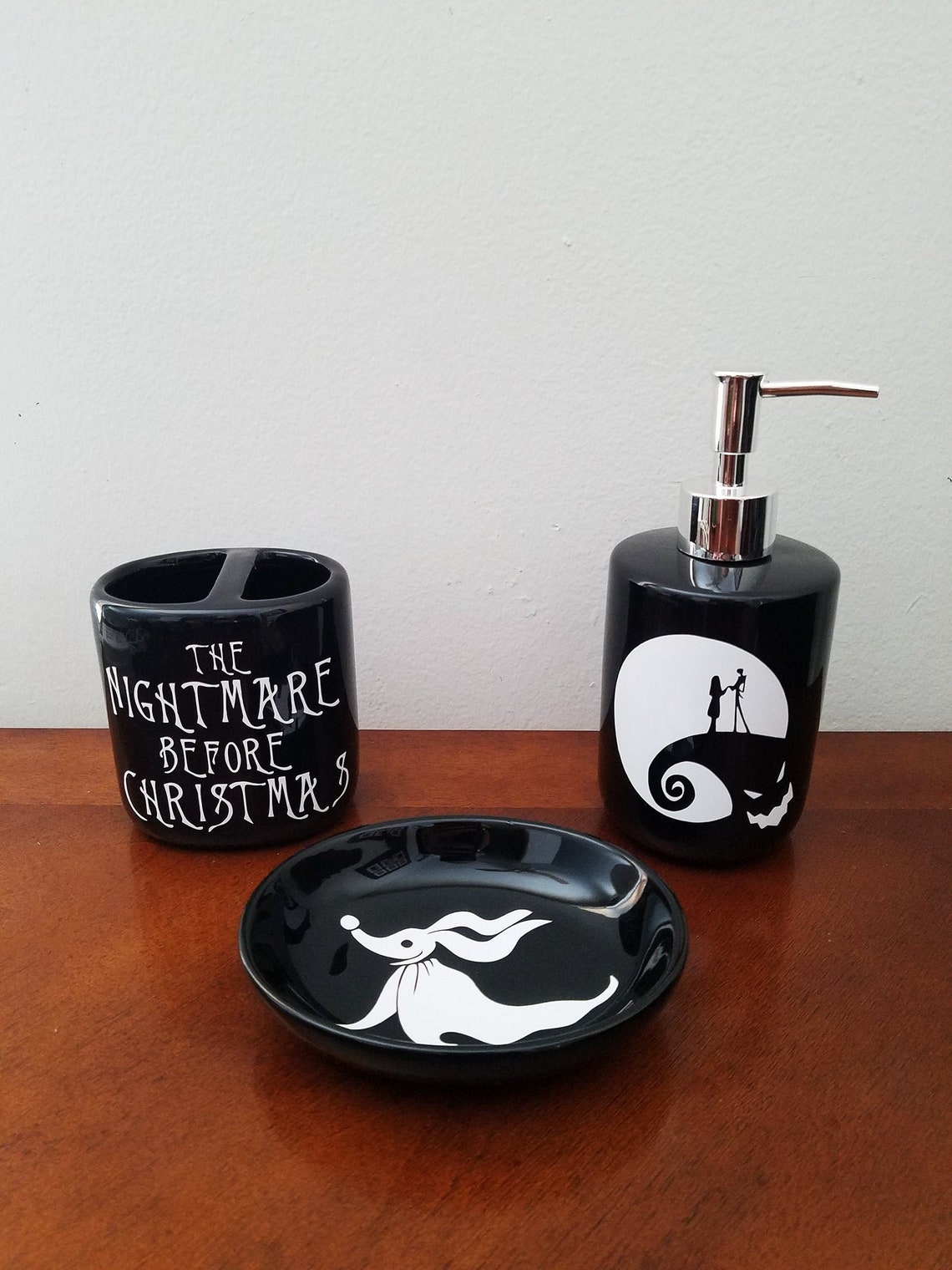 Nightmare Before Christmas Bathroom Set Etsy