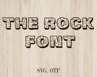Rock font svg Distressed font svg Distressed alphabet Grunge alphabet letters Cricut Distressed Grunge font svg Retro distressed font svg