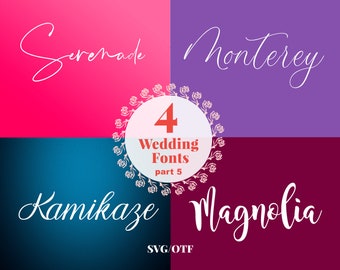 Font bundle Magnolia Script font Magnolia font Magnolia Script font otf Magnolia font svg Magnolia font Font for Cricut Wedding font svg