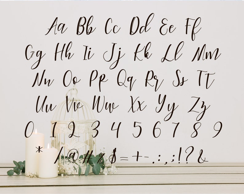 Download Wedding font svg Wedding alphabet svg Wedding fonts for Cricut | Etsy
