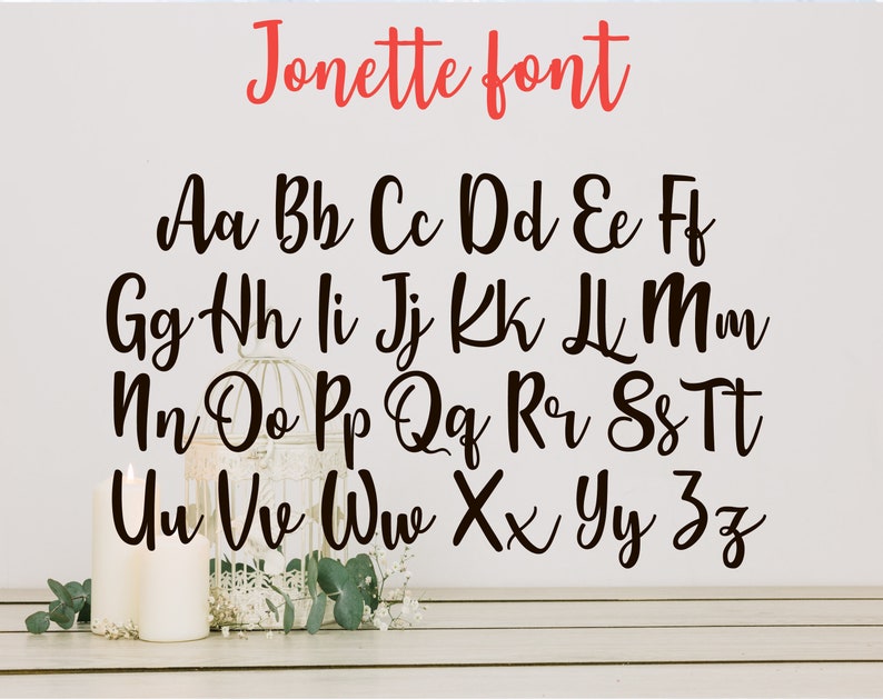 Wedding Font Calligraphy Font Cursive Font Handwritten Font Etsy