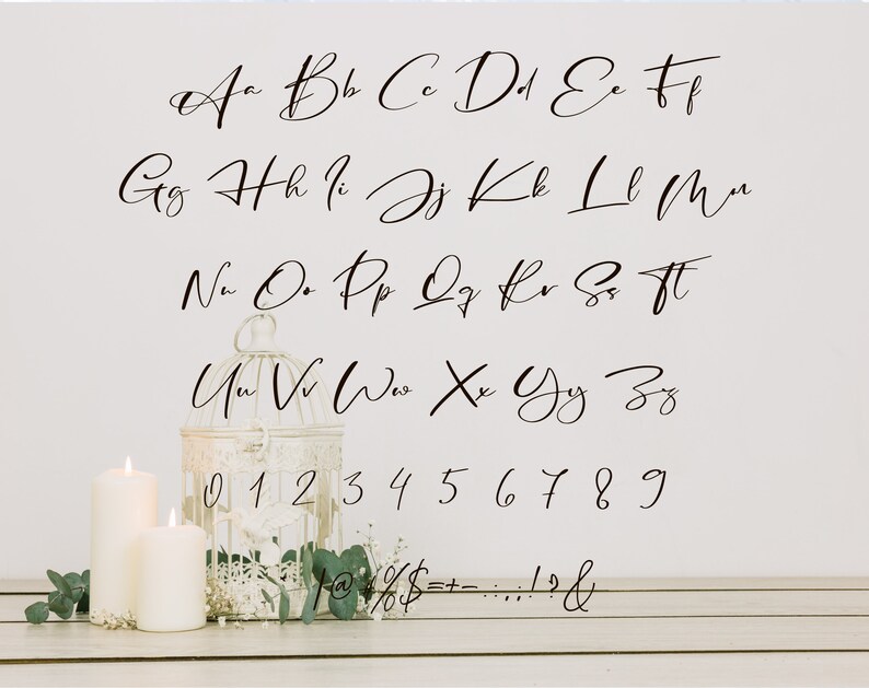 Download Cursive font svg Wedding font svg Digital font svg Brush ...