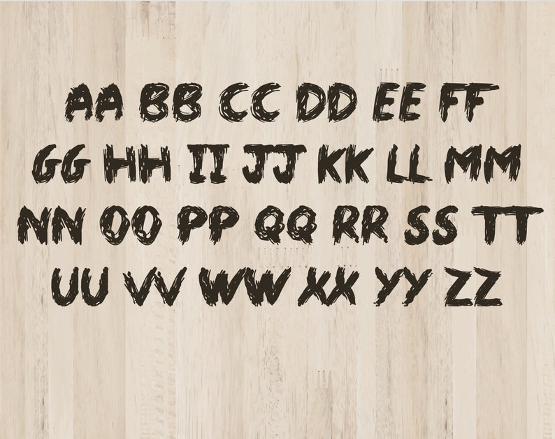 Download Distressed font svg Distressed alphabet letters svg Grunge ...