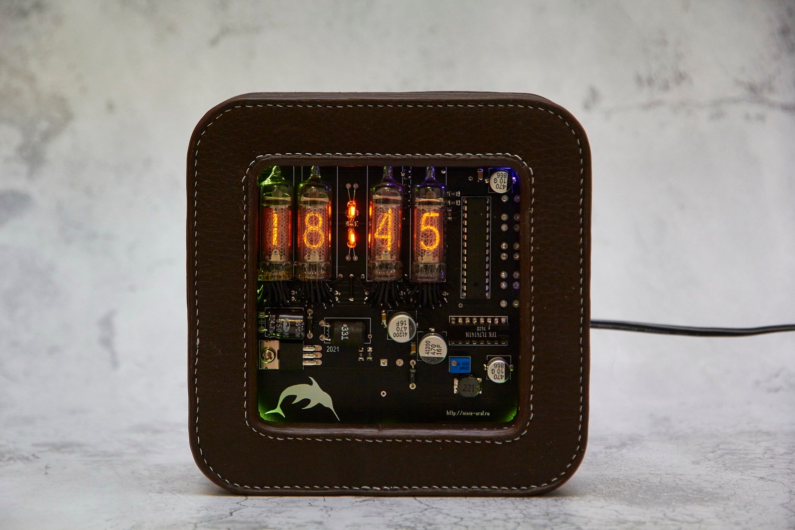 Nixie tube clock with original open scheme and rare IN16 Etsy