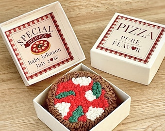 Pizza Pregnancy Announcement, Funny Special Delivery Baby Reveal, Personalized Due Date Gift