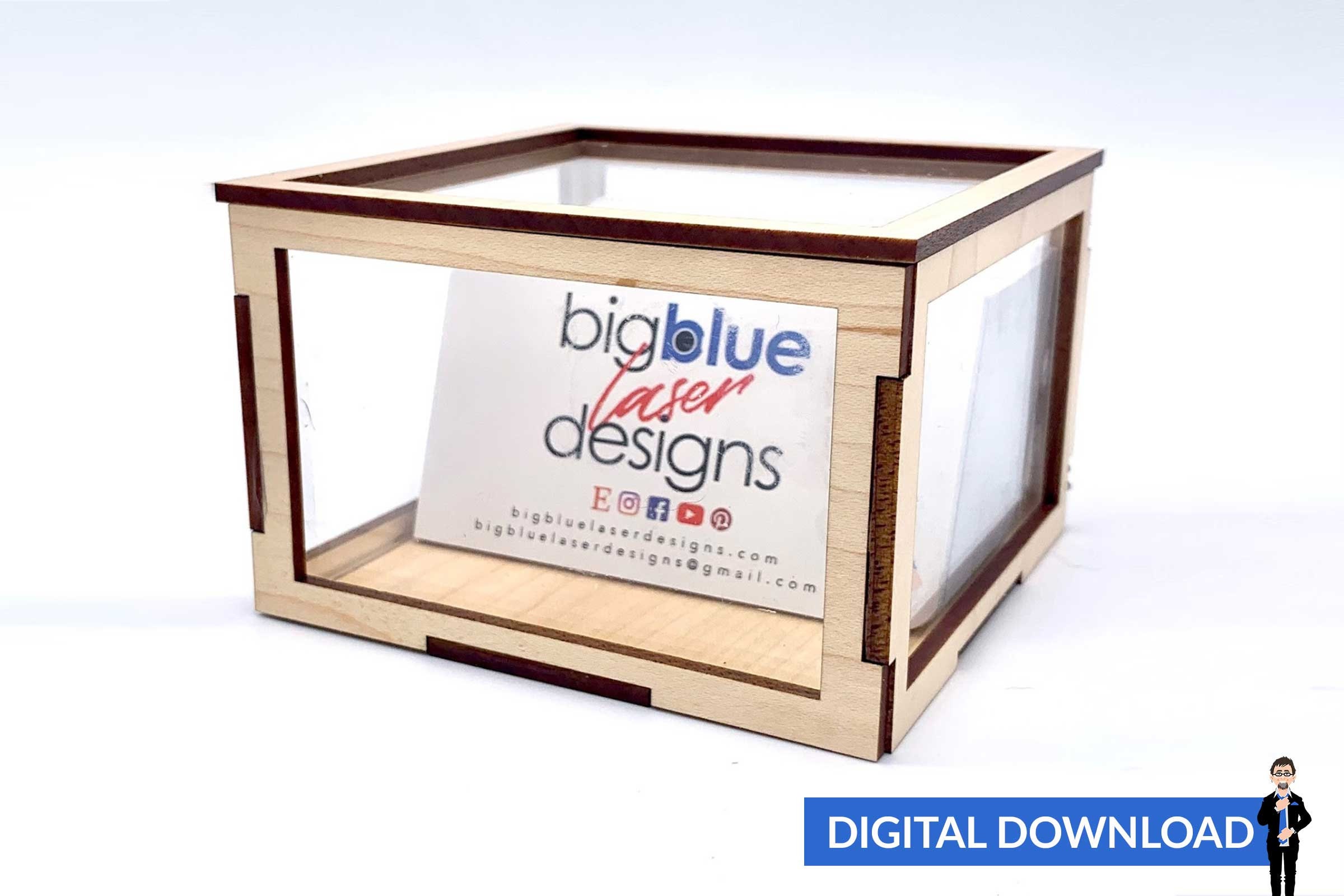 Box With Lid (2 Sizes) 4x4x2.5 and 6x6x2.5 - SVG+PDF Laser Box With Lid (2 Sizes) 4x4x2.5 and 6x6x2.5 - SVG+PDF Laser