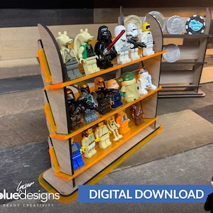 Small Slanted Shelf Display - Ai, SVG, PDF, DXF - Digital Download